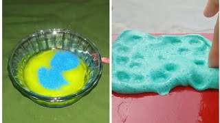 How to make slime without borax I How to make slime with glue | Playing with slime | link in descrpn