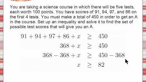 translating & solving inequality word problem