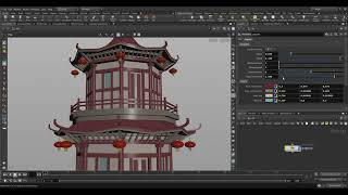 Procedural japanese pagoda