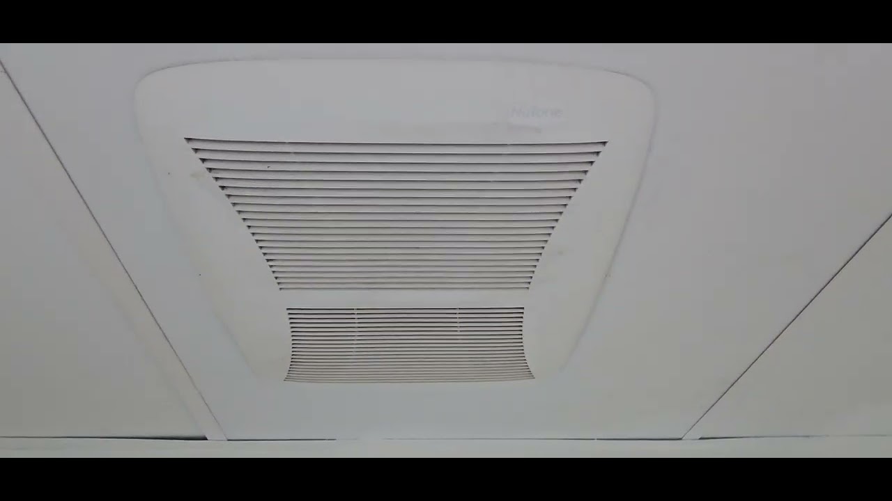 Super Quiet Nutone Bathroom Fan - YouTube