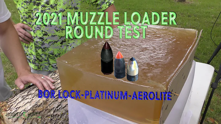 2021 Muzzleloader Round Test   (Ballistics Gel Test and More!!)