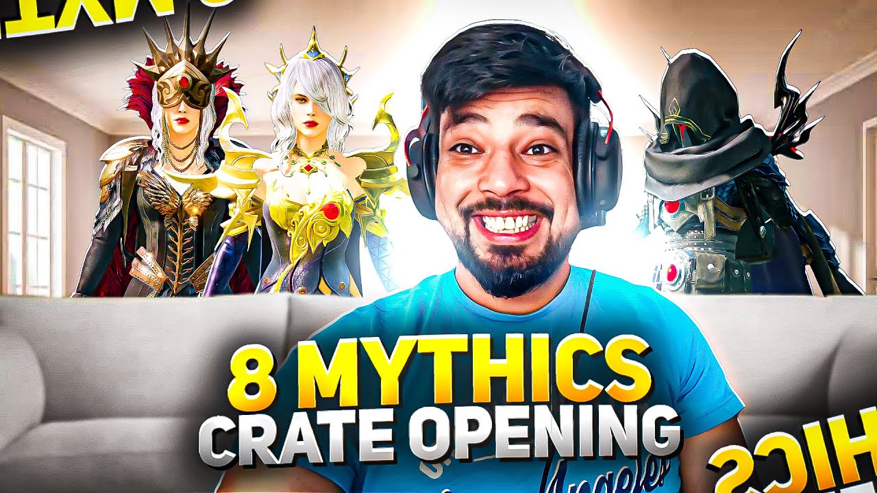 8 MYTHIC Suits Crate Opening 😈 – MYTHIC Tag Coming Soon ❓ – PUBG Mobile Live