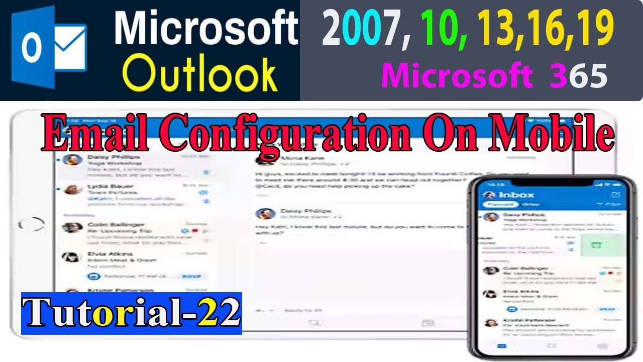 How To Setup Microsoft Outlook On Android Phone Email Setup In Mobile