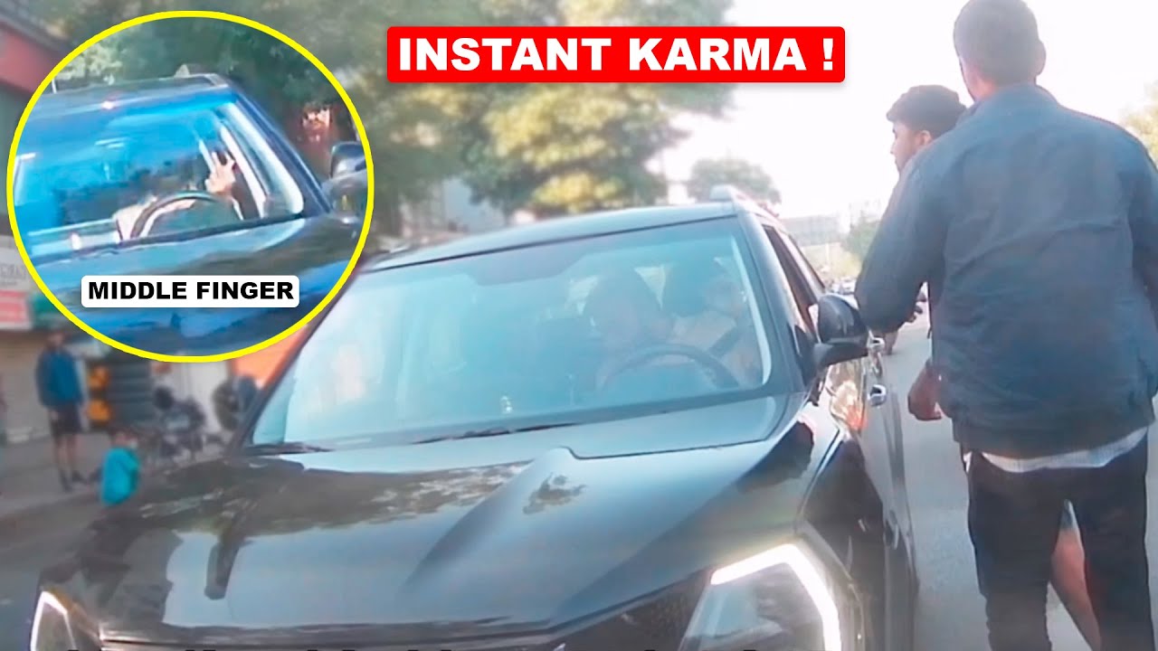 After this Slap, he will Never Show the Middle F*nger again 🥵 Bullet Rider Scared