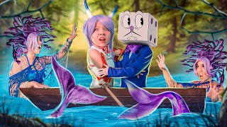 Emilie and the Evil Mermaids' Ink Lake! How to return to the Demon Camp?!
