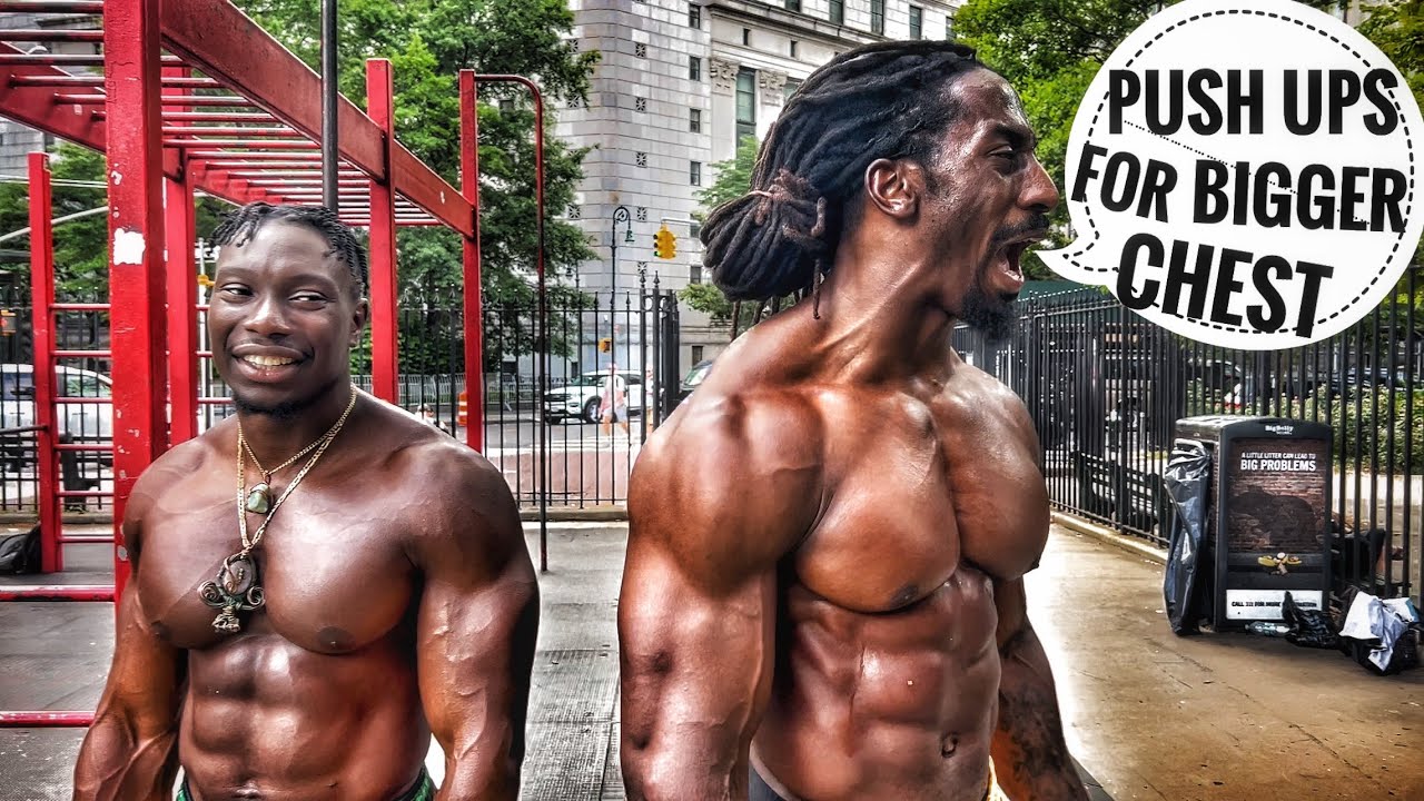 Bigger Chest Workout  Best Pushups for Chest Growth @akeemsupreme2 