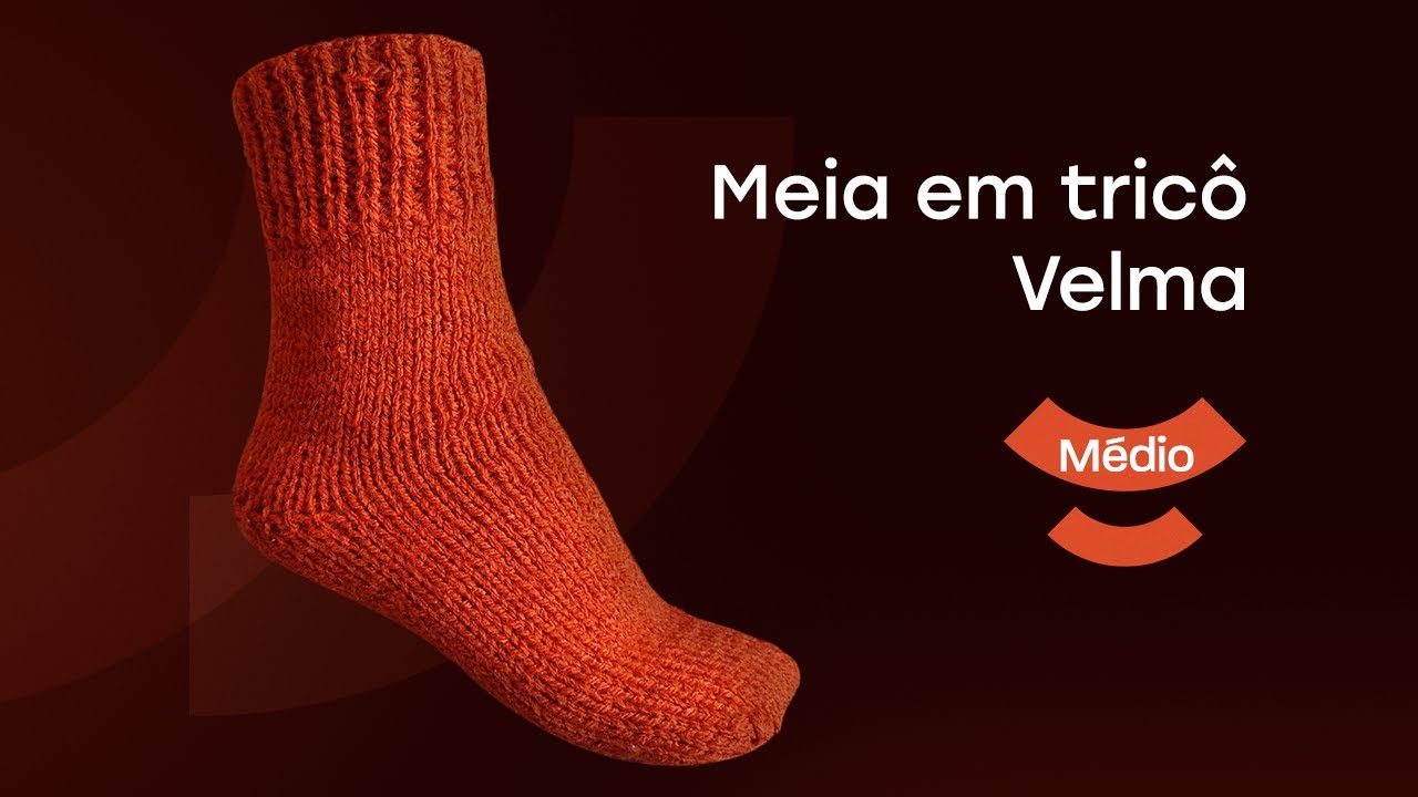 Meia cano alto - Ponto do Tricô