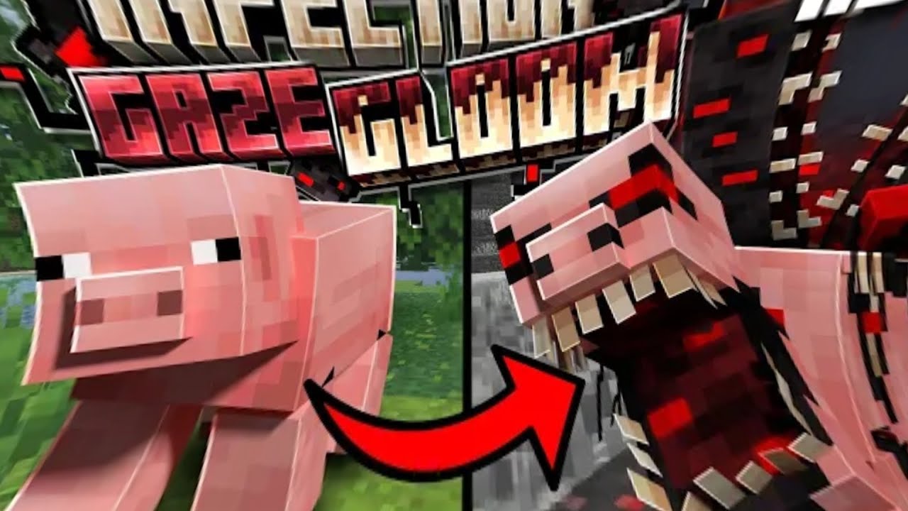 Minecraft bedrock✅ gaze gloom linfected mod🔥
