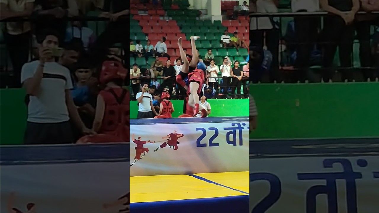 OMG 😰 what a throw? 22junior National Wushu championship 2023