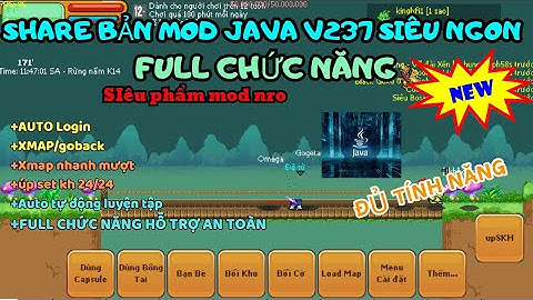 Ngọc Rồng Online - MOD NRO JAVA, APK hoàn toàn free ( Full chức năng từ A-Z)