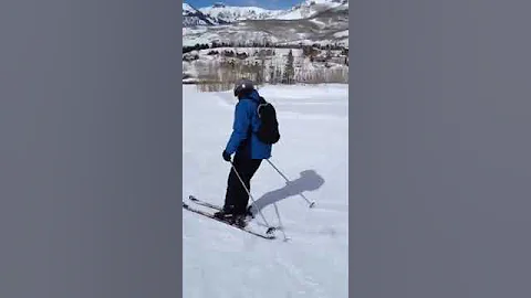 Larry Wilkinson skiing