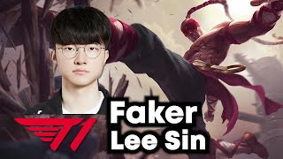 Faker picks Lee Sin