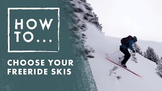 How To Choose Your Freeride Skis Salomon How-To