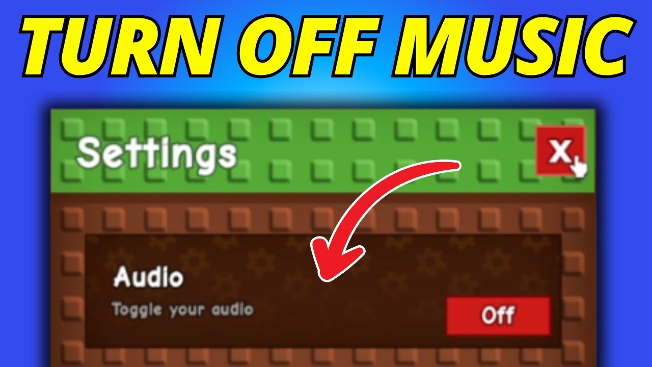 How To Turn Off Music In Grow Garden Roblox YouTube 