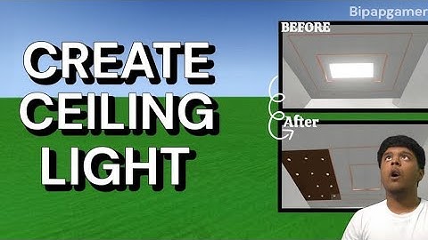 Installing Ceiling Lights in Mini Block Craft | Interior Build Idea