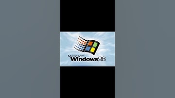 Windows 98 startup and shutdown sounds