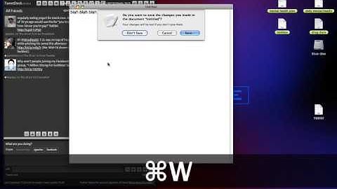 How to dismiss dialogue boxes in OS X without using your mouse