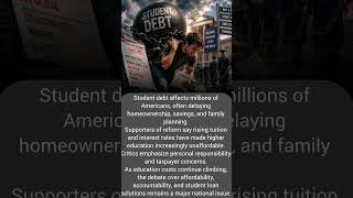 Student Debt Crisis: The Financial Burden Facing Millions of Americans#shortvideo