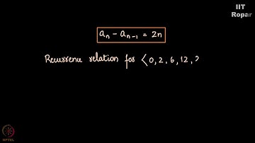 Examples of recurrence relations