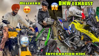 New Superbike Final For Delivery 😍 Or Bmw Ka Exhaust Change Karte Time Aisa Nahi Hona Chahie Tha 😰