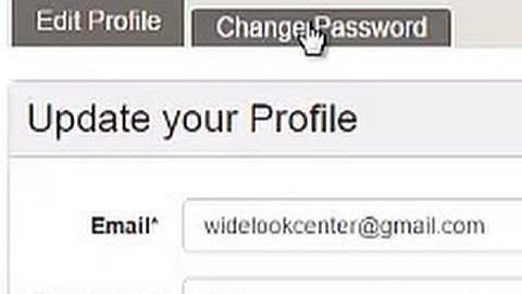 16 How to create a user control panel to change his profile