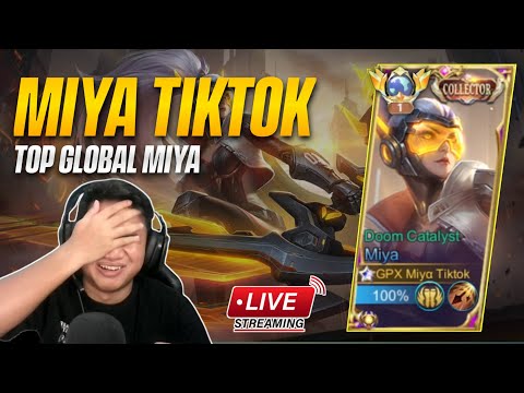 PUSH TOP GLOBAL 1 MIYA AUTO WINSTREAK KALI!