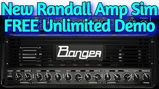 New FREE Unlimited Demo RANDALL THRASHER Amp Sim  - BANGER Guitar Vst Plugin by VTar Amps - Demo
