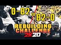 IMPOSSIBLE 0-82 to 82-0 REBUILDING CHALLENGE IN NBA 2K20