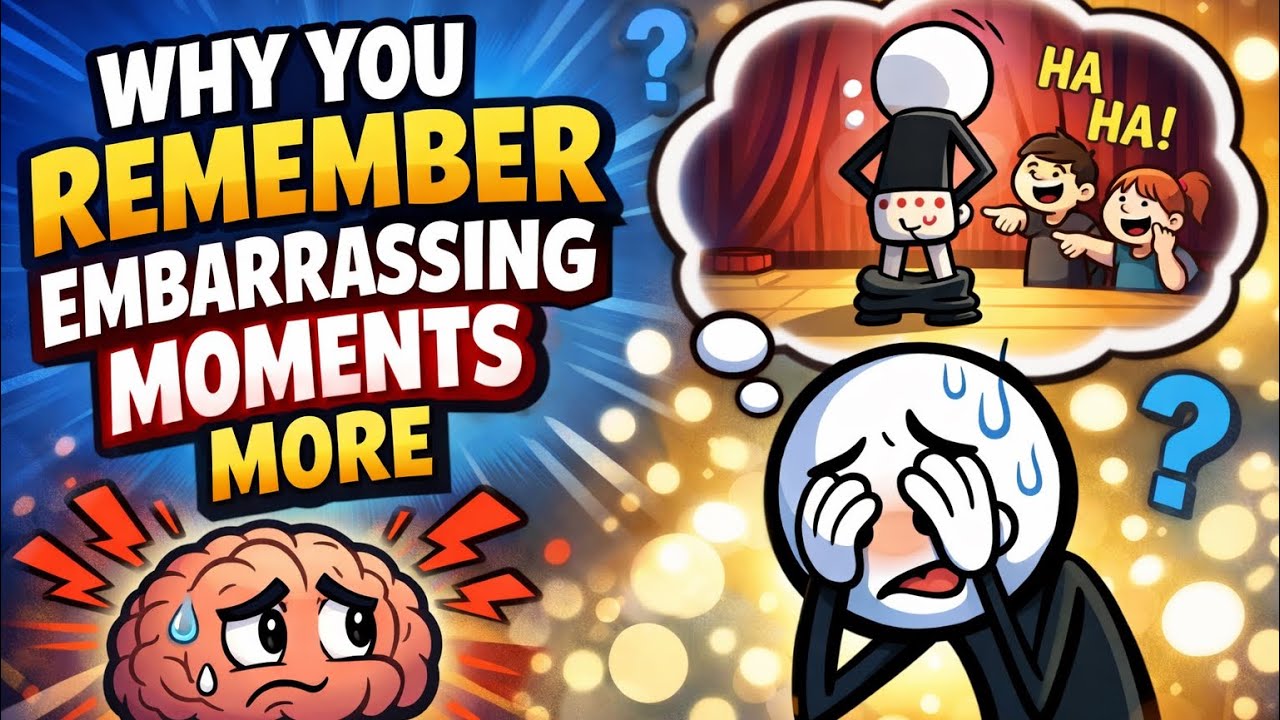 Psychological Facts that explain why you remember embarrassing moments more vividly?