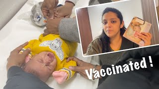 1st vaccination after birth | Noor ne bahut himmat dikhayi | Vlog#1