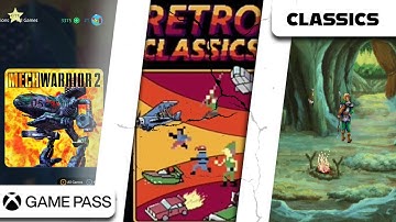 Xbox Game Pass Retro Classics | PC Version | June 2025