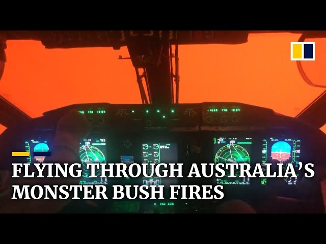 Apocalisse Australia Il Cielo Surreale Infuocato Visto Dall Aereo Video Meteogiornale It