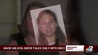 Exclusive: Juror from Wade Wilson trial shares inside look into jury room before sentencing