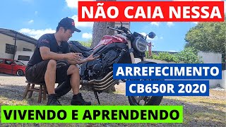 HONDA CB 650R 2020 SISTEMA DE ARREFECIMENTO | ATENÇÃO