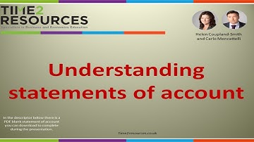 Understanding statement of account