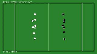 ultimate frisbee 7-on-7 field switch