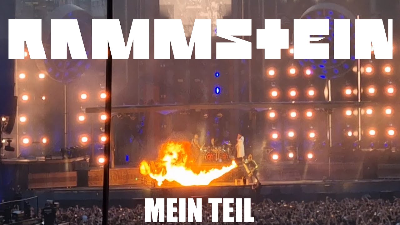 RAMMSTEIN - Mein Teil [EUROPEAN STADIUM TOUR '23] - YouTube