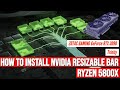 How to install NVIDIA RESIZABLE BAR - RTX 3090 Ryzen 5800X ASUS B 550 E Gaming - TUTORIAL