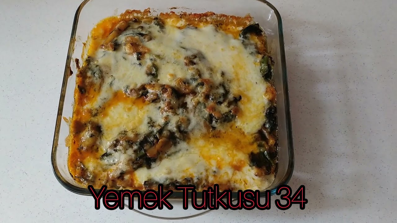 SÜTLÜ ,KAŞARLI, ISPANAK YEMEGİ FIRINDA NASIL YAPILIR.????   Mükemel Bir Ana Yemek tarifi Sizde Deneyin????