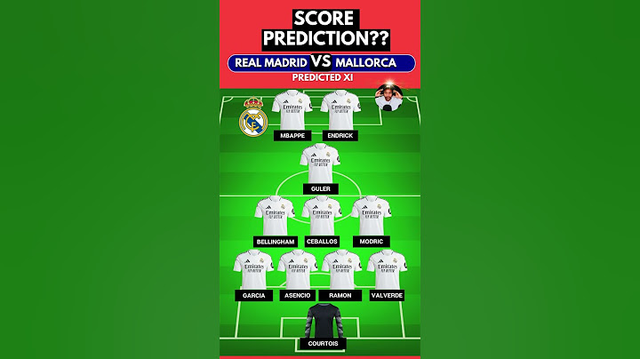 REAL MADRID vs MALLORCA: PREDICTED LINEUPS 🔥⚽ | LALIGA CLASH!