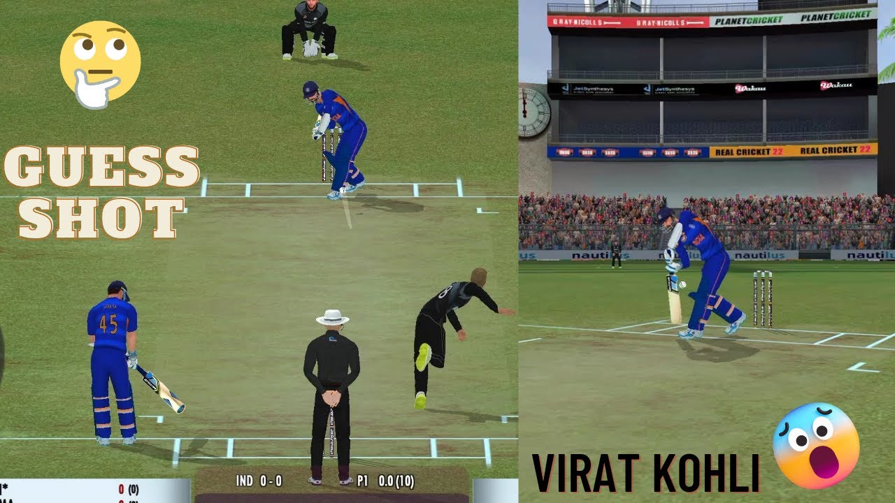Virat Kohli Best Shots in Real Cricket 22 - YouTube