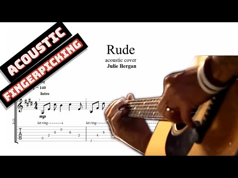 Julie Bergan - Rude TAB - acoustic fingerpicking guitar tabs (PDF + Guitar Pro)