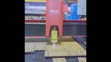 Máy Cắt Laser 20kW cắt tôn 16mm Khí Nén #cnc #emc #machine #cnclaser