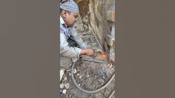 Reinforcing The Excavator Bucket Tooth Plate #auto #mechanic #excavator #jcb #ytshorts #shorts