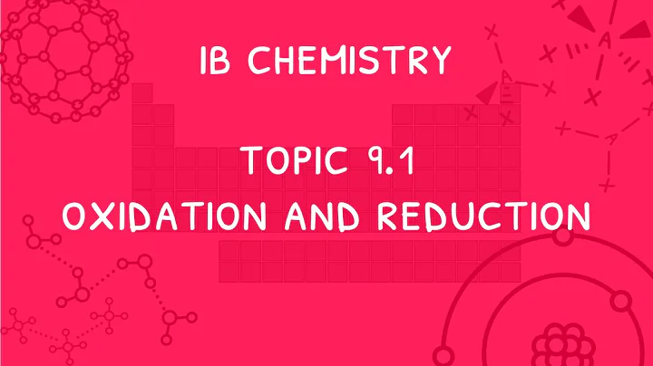 IB Chemistry Topic 9.1: Oxidation & Reduction