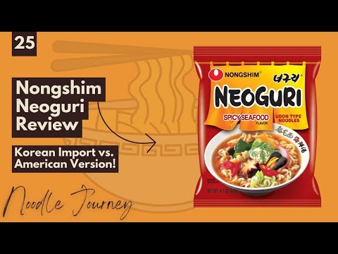 Neoguri Spicy Seafood Udon Noodles