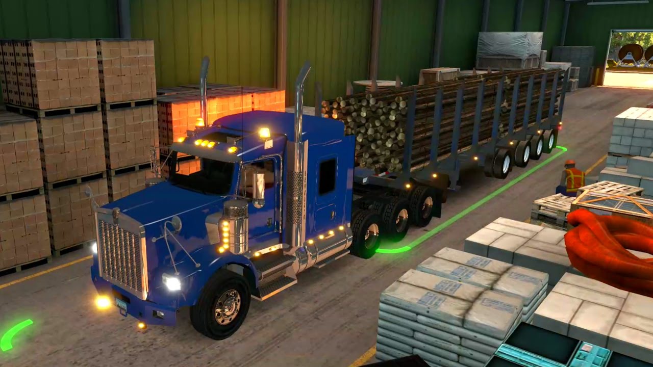 KENWORTH T800 8x6 type américain avec semi surbaissée extensible 3+3+3