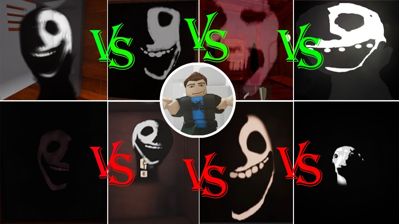 ROBLOX DOORS JACK JUMPSCARES In Top 8 Different Doors Fanmade Games