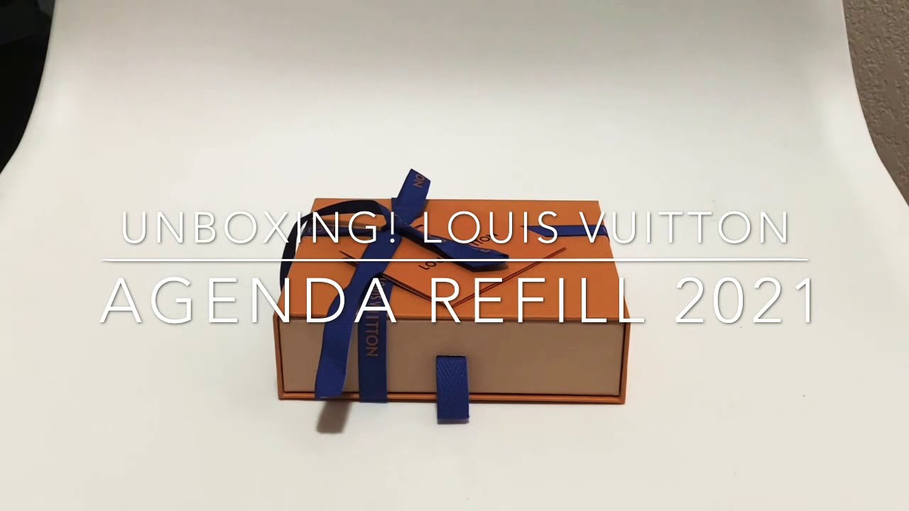 Unboxing! Louis Vuitton Agenda Refill 2021 Small(PM) Daily 