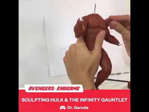 AVENGERS END GAME Making of Dr Garuda  statue YouTube